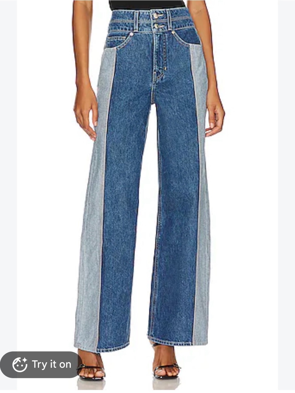 Veronica beard Taylor Relaxed Wide leg High rise jeans